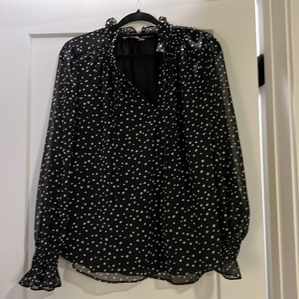 Loft polka dot top